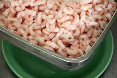 West Coast Pink Shrimp in Local Wild Caught Sustainable Seafood at Ocean Bleu Seafoods